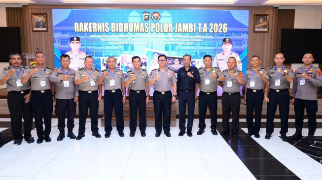Bidhumas Polda Jambi Gelar Rakernis Humas Tahun 2026, Optimalkan Komunikasi Publik dan Manajemen Media Untuk Mendukung Asta Cita Presiden RI